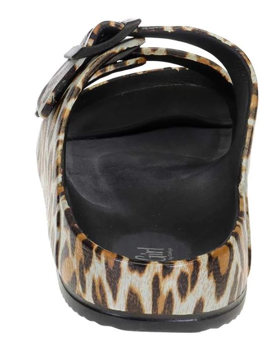 Women's Corkys Hey Girl 41-5134-LEOP Leopard Waterslide Slide FINAL SALE CLOSEOUT