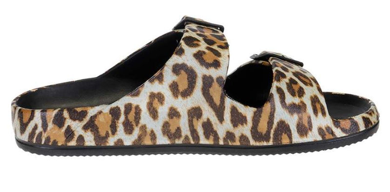 Women's Corkys Hey Girl 41-5134-LEOP Leopard Waterslide Slide FINAL SALE CLOSEOUT