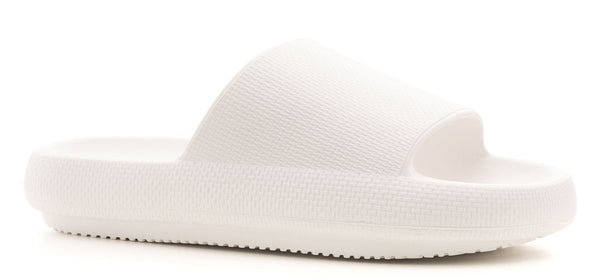 Women's Corkys Hey Girl 41-5530-WHT White Parasail Slip-on Waterproof Slide Sandal FINAL SALE CLOSEOUT