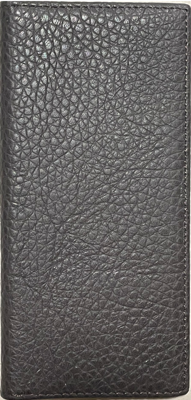 Top Notch Accessories 420CF Coffee Pebbled Leather Tall Wallet