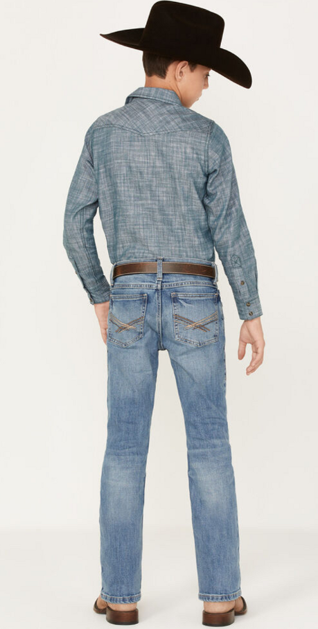 Boy's Wrangler 20X® 42BWXB (112317881) Vintage Bootcut Slim Fit Jeans (8-16)