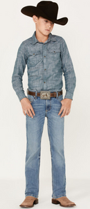 Boy's Wrangler 20X® 42BWXB (112317881) Vintage Bootcut Slim Fit Jeans (8-16) *CLOSEOUT*