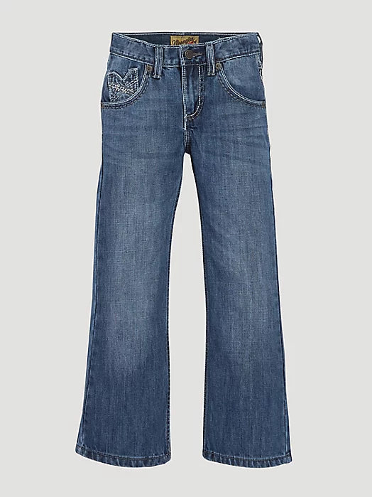 Boy's Wrangler 20X® 42BWXBB Breaking Barriers Vintage Bootcut Slim Fit Jeans (8-16)