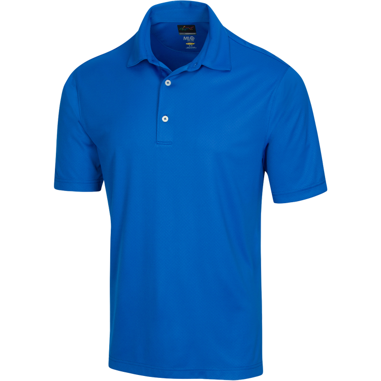 Greg Norman G7S22K470 Maritime Protek ML75 Microlux Embossed Polo FINAL SALE
