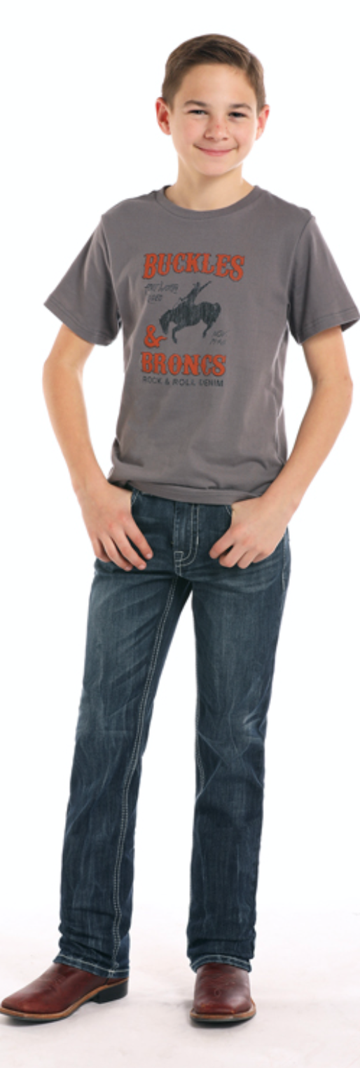 Boy's Panhandle Rock & Roll BBS8683 Revolver Boot Cut Jean FINAL SALE