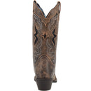 Women's Laredo 52133 13" Brown/Black Inlay Lucretia Snip Toe