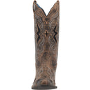 Women's Laredo 52133 13" Brown/Black Inlay Lucretia Snip Toe