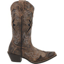 Women's Laredo 52133 13" Brown/Black Inlay Lucretia Snip Toe