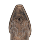 Women's Laredo 52133 13" Brown/Black Inlay Lucretia Snip Toe