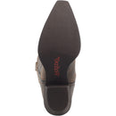 Women's Laredo 52133 13" Brown/Black Inlay Lucretia Snip Toe