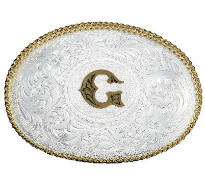 Montana Silversmiths Initial Buckles