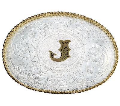 Montana Silversmiths Initial Buckles
