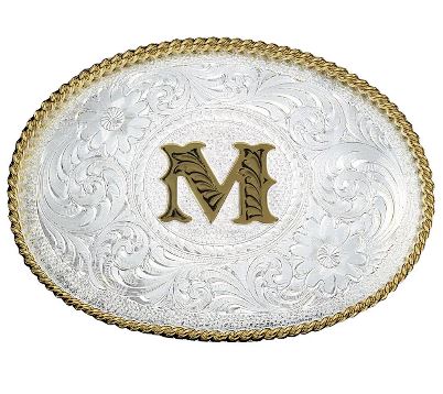 Montana Silversmiths 700 Initial Buckles