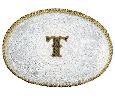 Montana Silversmiths 700 Initial Buckles