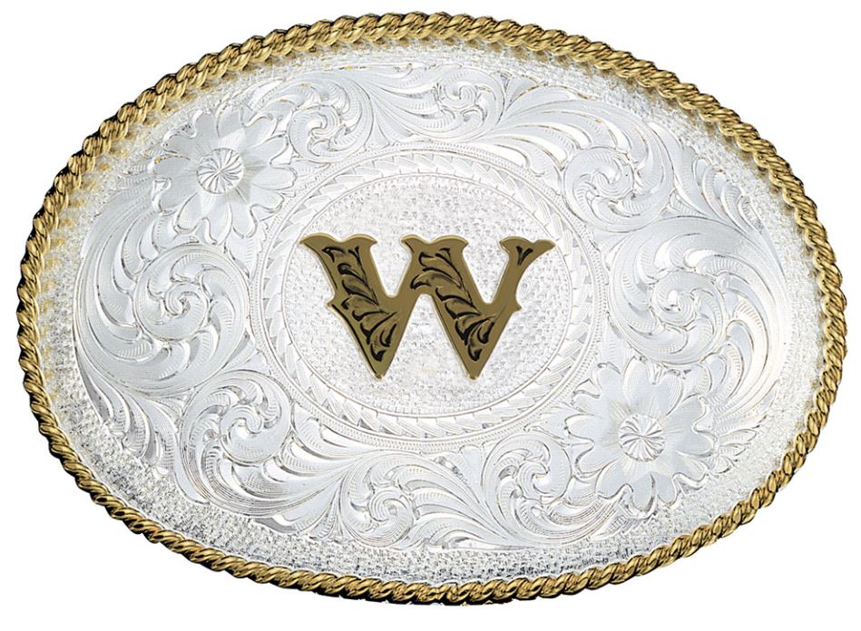 Montana Silversmiths Initial Buckles