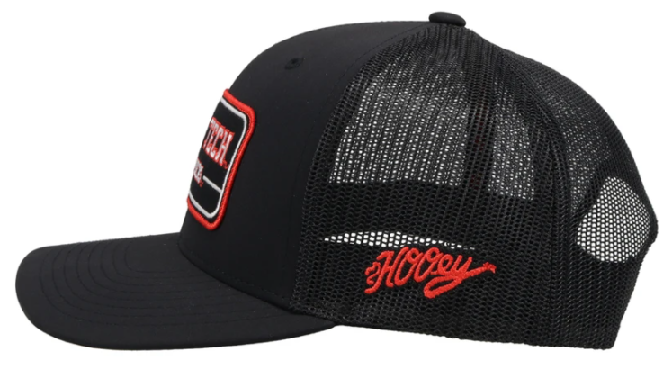 Hooey "7046T-BK" Texas Tech Red Raiders Patch Black Snap Back Cap