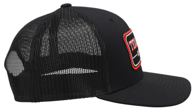 Hooey "7046T-BK" Texas Tech Red Raiders Patch Black Snap Back Cap