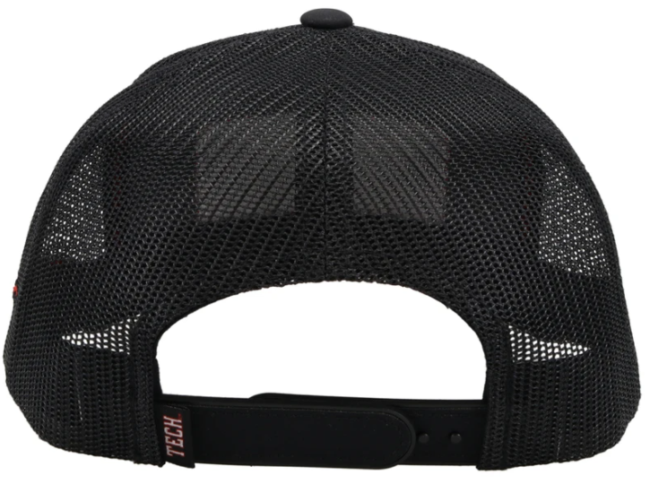 Hooey "7046T-BK" Texas Tech Red Raiders Patch Black Snap Back Cap