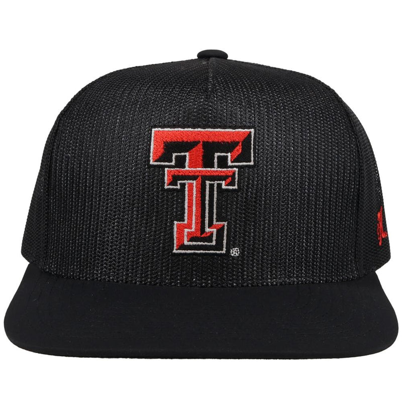 Hooey "7050T-BK" Texas Tech Black Snap Back Cap (Online Only)