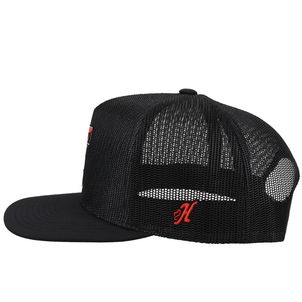 Hooey "7050T-BK" Texas Tech Black Snap Back Cap