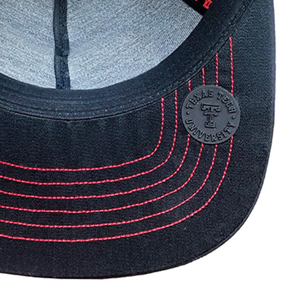 Hooey "7058T-BK" Texas Tech Black Wreck 'Em Snap Back Cap