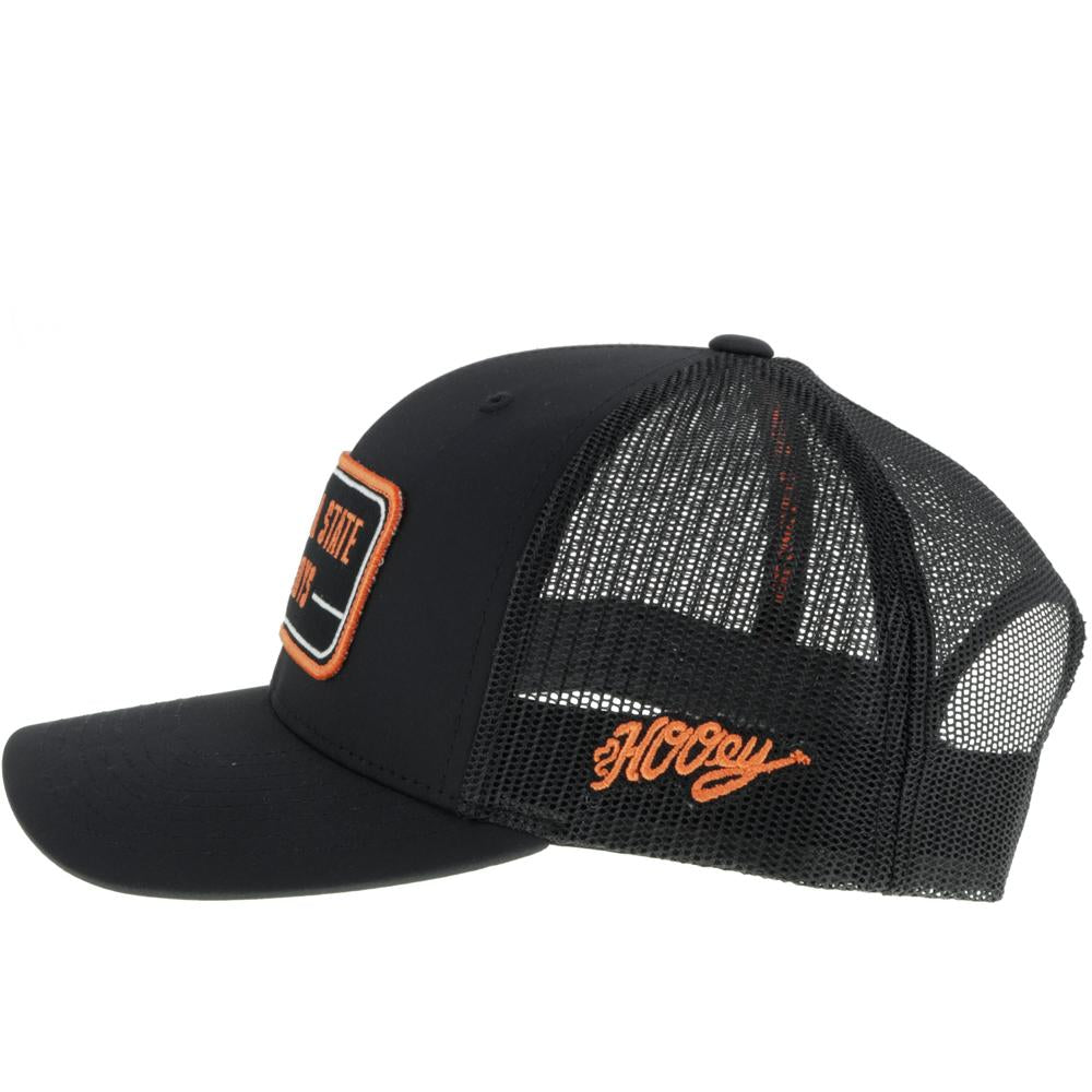 Hooey "7063T-BK" Oklahoma State Black Patch Snap Back Cap