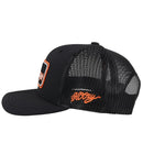 Hooey "7064T-BK" Oklahoma State Cowboys Black Patch Snap Back Cap