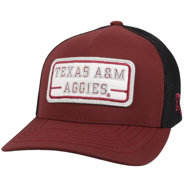 Hooey "7077MABK" Texas A&M Maroon/Black Flexfit Cap