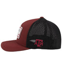 Hooey "7077MABK" Texas A&M Maroon/Black Flexfit Cap
