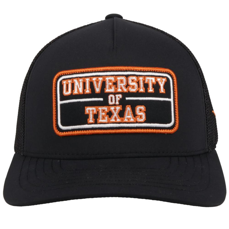 Hooey "7080BK" University of Texas Black Patch Flexfit Cap (Online Only)