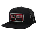 Hooey "7195T-BK" University of Alabama Roll Tide Patch Black Snap Back Cap