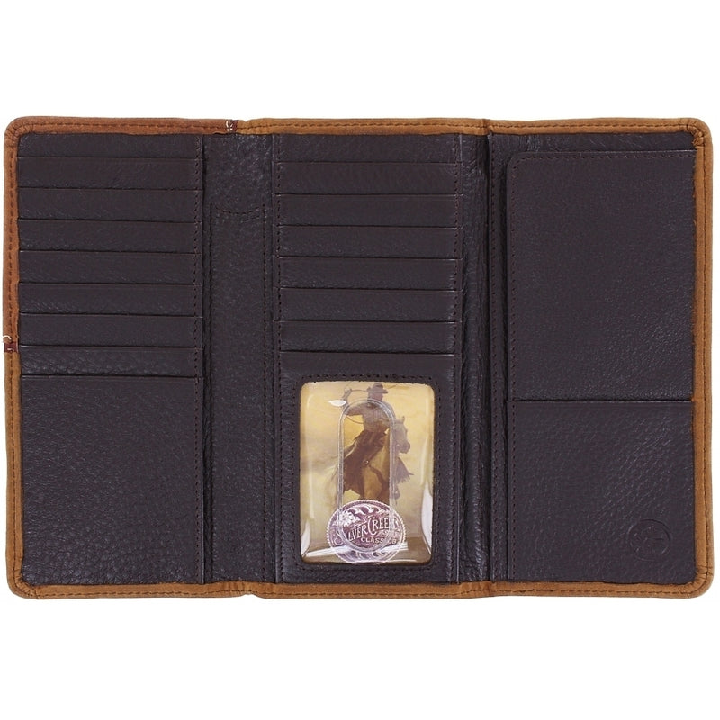 Silver Creek E80269 Tearin' Loose Tri-fold Checkbook Wallet