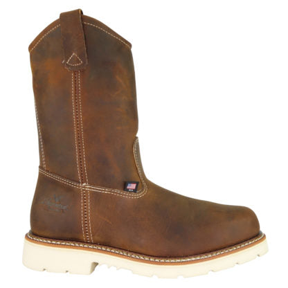 Men's Thorogood 804-4372 American Heritage – 11″ Trail Crazyhorse Safety Toe - Pull-On Wellington (Discontinued)