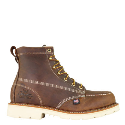 Men's Thorogood 804-4375 American Heritage – 6″ Trail Crazyhorse Safety Toe – Moc Toe Maxwear 90™