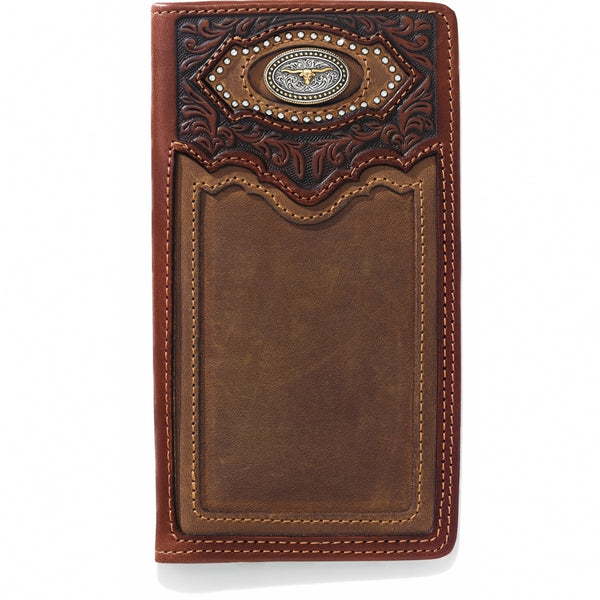 Silver Creek E80439 Cattle Driven Checkbook Wallet