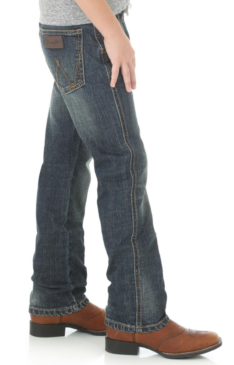 Boy's Wrangler 88BWZBZ (8-20) Bozeman Retro® Slim Fit Straight Leg Jean