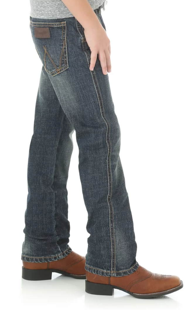 Little Boy's Wrangler 88JWZBZ (1T-7) Bozeman Retro® Slim Fit Straight Leg Jean