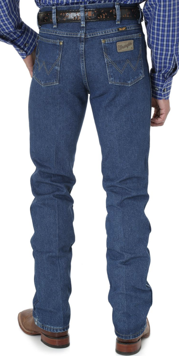 Wrangler 936GSHD Men's Heavyweight Stone Denim Prewashed George Strait Cowboy Cut® Slim Fit Jean (SHOP IN-STORES TOO)