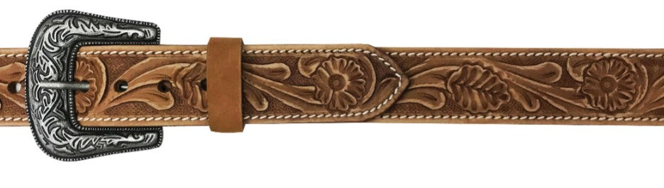 G Bar D 9543500 Brown 1 1/2" Floral Design Belt (Discontinued)