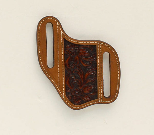 Ariat A1801444 Floral Embossed Brown Knife Sheath Sleeve