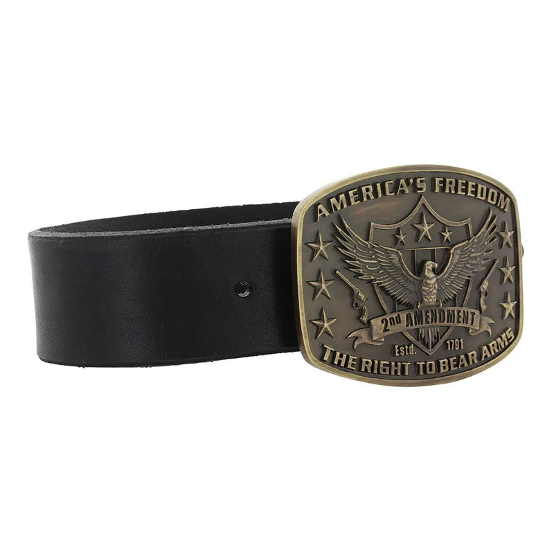 Montana Silversmiths 2nd Amendment Heritage Attitude Buckle