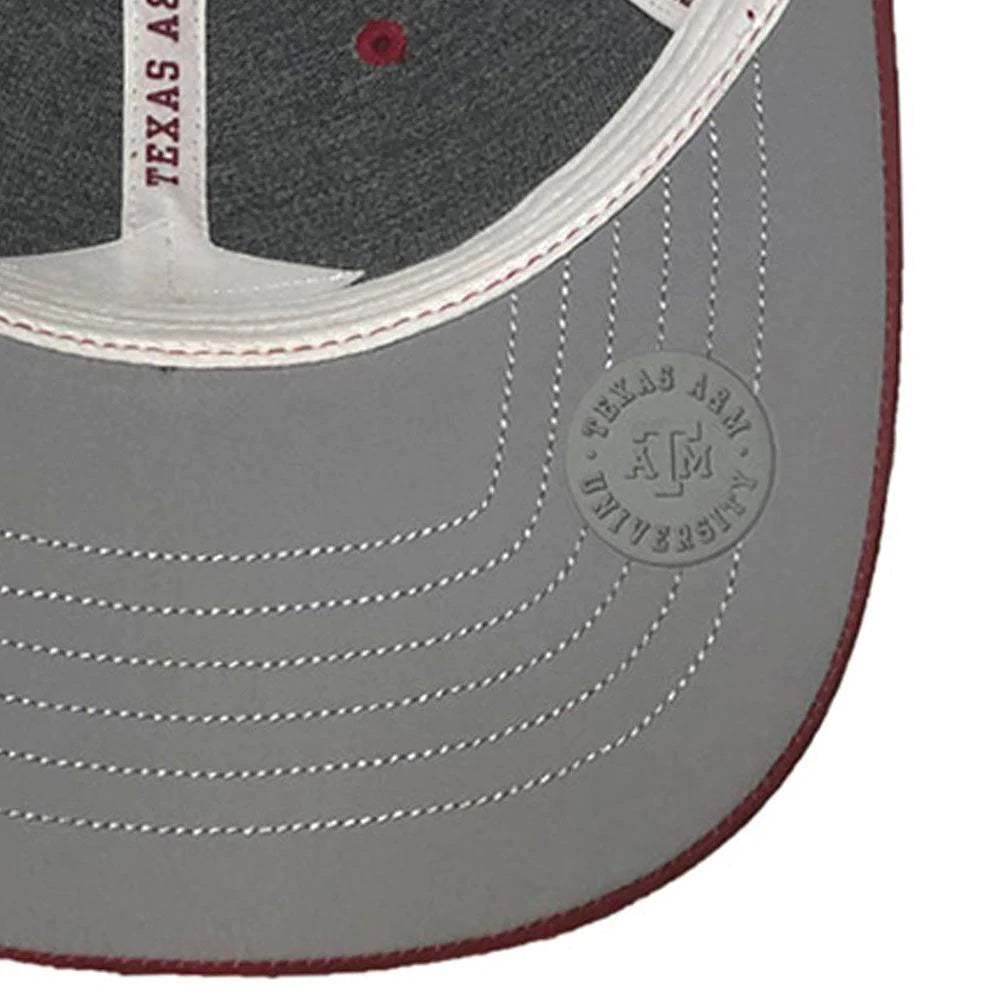 Hooey Texas A&M Maroon and Grey Patch Snapback Cap