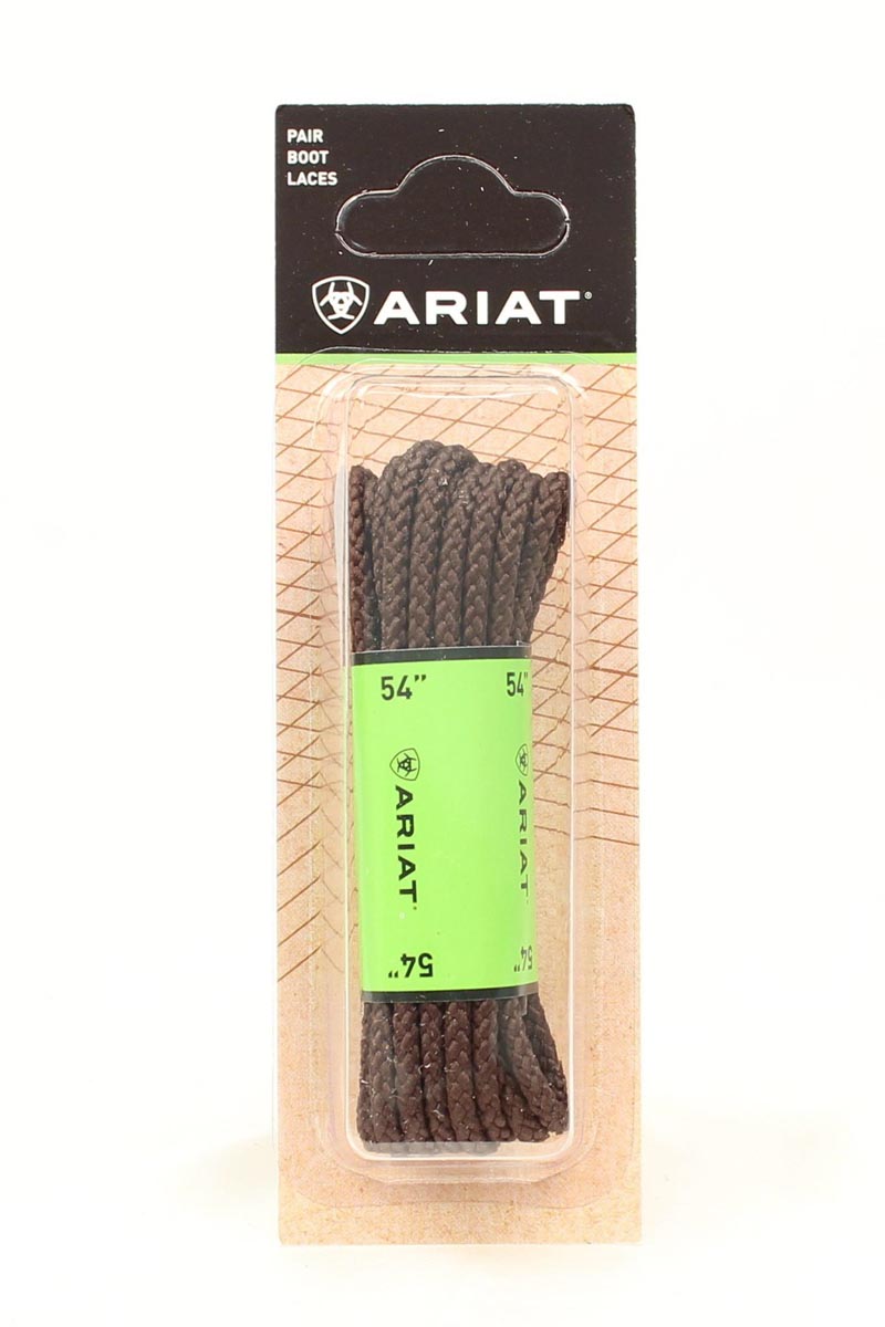 Ariat A2301602 Nylon Brown Boot Laces (Sold in Multiple Lengths 48", 54", 60")