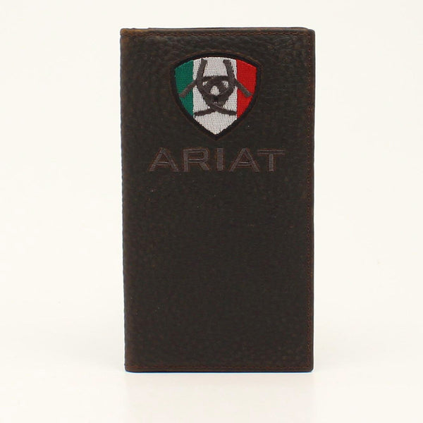 Ariat A35491282 Mexican Flag Rodeo Wallet In Brown