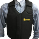 Saddle Barn Black Cordura Pro-Rodeo Protective Vest in Junior, Youth, and Adult