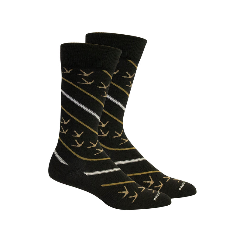 Brown Dog 99-17330 Bunn Black Sock (Single Pair) MADE IN USA