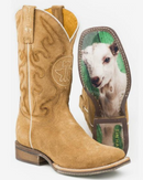 Women's Tin Haul 14-021-0077-1390 ROUGHOUT SUEDE Wide Square Toe *Closeout*