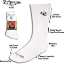 Men's Dan Post White All Around Crew Boot Socks Two Pair Pack