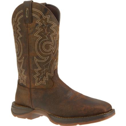 Durango DB4343 Men's 12" Rebel Wide Square Steel Toe Pull-On Western Boot