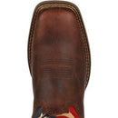 Durango Men's Rebel 12" Patriotic Pull-On Western American Flag Square Toe Boot CLOSEOUT